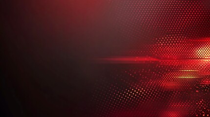 Abstract red and gold design