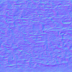Medieval Stone Wall Normal Map Texture

