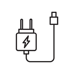 Obraz premium cellphone charger line