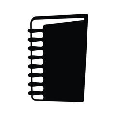legal pads vector silhouette icon - ideal for business, office, or remote work graphics.