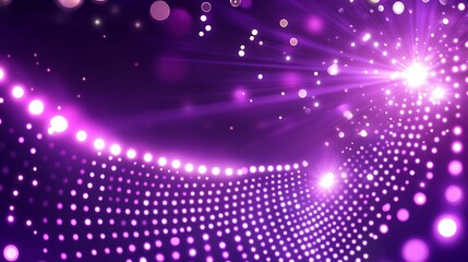 Abstract purple light display