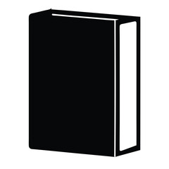 Fototapeta premium presentation binder vector silhouette icon - ideal for business, office, or remote work graphics.