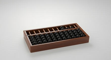 Abacus with Black Beads