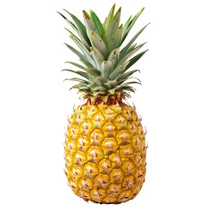 Fototapeta premium Fresh pineapple, vibrant yellow (1)