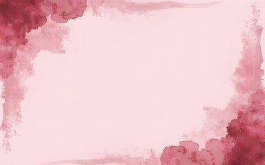 blush pink background texture, watercolor stains and blotches on border, mauve pink paper with burgundy valentine's day, mothers day, love color. High quality