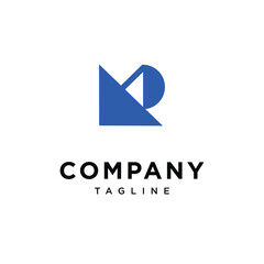 Letter M R logo icon vector.