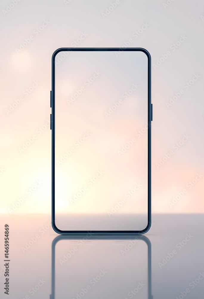 Poster Mobile App Background, Glassmorphism Style. Frosted Transparency With Blurred Glass Effect, A Soft Gradient. Contemporary Design For User Interfaces, Modern Look.