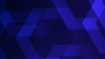 Abstract dark blue hexagons pattern can be used as a background for technology, science or modern design project. Suitable for graphic design projects needing a sleek and modern touch.