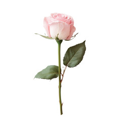 Obraz premium Single Pink Rose