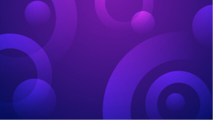Overlapping circles feature purple and blue gradients, versatile for backgrounds, patterns, or abstract design projects requiring modern geometrics.
