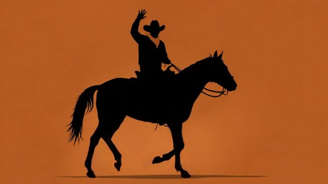 Lone Cowboy Silhouette: A Western Icon