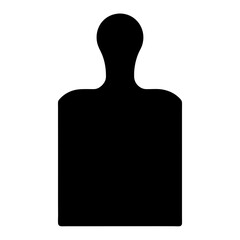 Obraz premium letter opener vector silhouette icon - ideal for business, office, or remote work graphics.