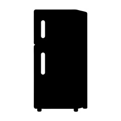 office fridge vector silhouette icon - ideal for business, office, or remote work graphics.