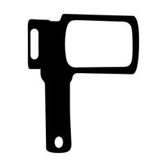 presentation clicker vector silhouette icon - ideal for business, office, or remote work graphics.