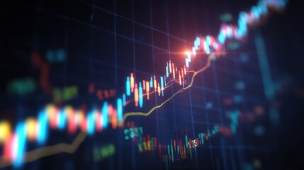 Financial market data visualization