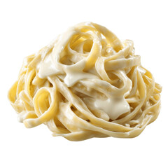 Creamy Fettuccine Alfredo Pasta Dish - Close Up
