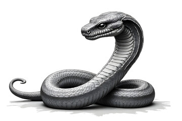 black and white snake