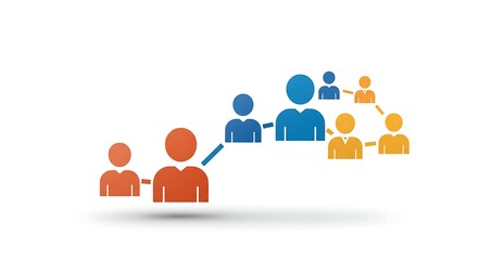 Person Network Illustration