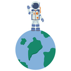 space astronaut illustration