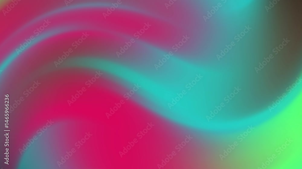 Poster Abstract Video of Flowing Colors with Gradient Transitions and Soft Blurring Effects