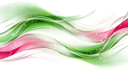 Obraz premium Abstract flowing curves, vibrant colors