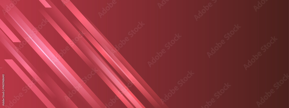 Poster red abstract background with diagonal lines suitable for modern design projects, backgrounds, presen