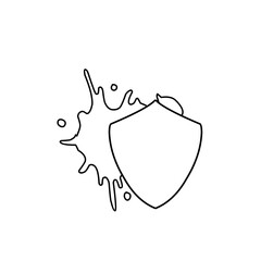 hand drawn stain protection