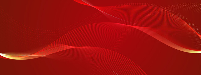 Contains red and yellow wavy lines on a red background. Perfect for vibrant backgrounds. Abstract and energetic design for creative projects.