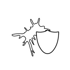 hand drawn stain protection