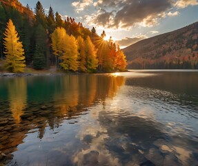 autumn in the mountains