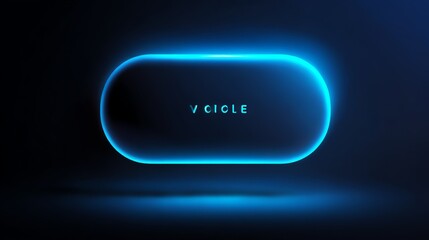 Modern voice command UI template with empty speech bubble, perfect for AI, chatbot, and voice recognition projects. Clean, minimalist, and futuristic design for apps and web interfaces.