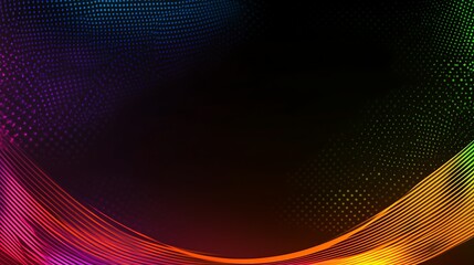 Obraz premium Abstract vibrant dynamic lines