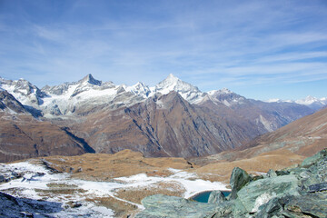 Beautiful landscape at Gornergrat, Zermatt, Switzerland.