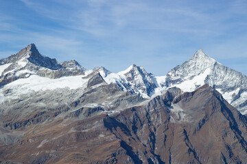Beautiful landscape at Gornergrat, Zermatt, Switzerland.