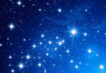 Obraz premium A mesmerizing view of the night sky filled with countless stars.