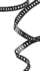 Fototapeta premium Swirling film strip