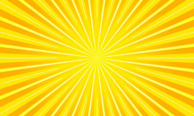 starburst yellow abstract background element of design illustration. sunburst - sunray vector
