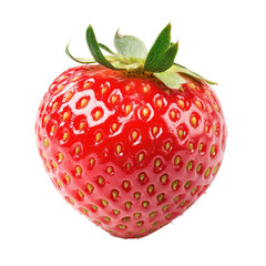 Obraz premium Single, ripe strawberry