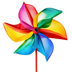 Colorful pinwheel graphic