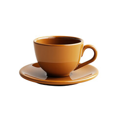 3D Rendered Coffee Cup