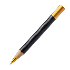 Black pencil with gold cap