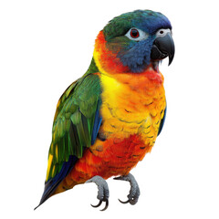 Fototapeta premium Colorful parrot portrait