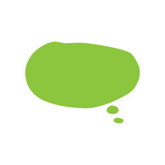 green speech bubble element