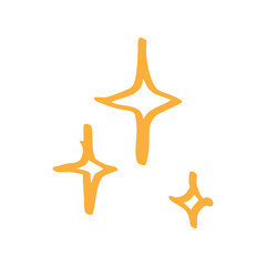 gold star sparkling element