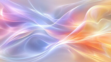 Abstract ethereal flowing colors