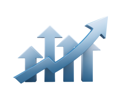 Exploring the Power of Workflow Processing with a Blue Arrow Symbolizing Progress and Efficiency in Operations and Processes