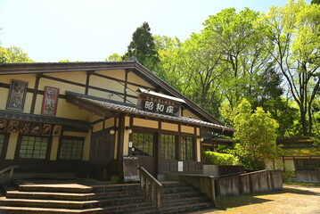 ぎふ清流里山公園の昭和座の外観