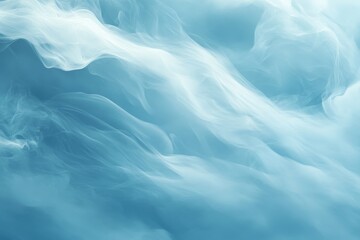 Obraz premium Abstract light blue flowing shapes in soft textures.