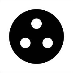 Bowling ball and pin icon. Bowling pins with ball icon. Bowling game. Simple icon skittles with ball. Logo template. Bowling club, tournaments. Sport icon.