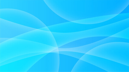 青地に曲線を組み合わせた背景画像